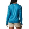 imageColumbia Womens Tidal Tee II Long Sleeve ShirtDolphinWhite Logo
