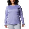 imageColumbia Womens Tidal Tee II Long Sleeve ShirtFairytaleWhite Logo