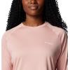 imageColumbia Womens Tidal Tee II Long Sleeve ShirtFaux PinkWhite Logo