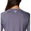 imageColumbia Womens Tidal Tee II Long Sleeve ShirtGranite PurpleStone Logo
