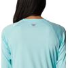 imageColumbia Womens Tidal Tee II Long Sleeve ShirtGullfoss GreenWhite Logo
