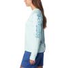 imageColumbia Womens Tidal Tee II Long Sleeve ShirtIcy MornCanyon Blue Logo