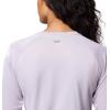 imageColumbia Womens Tidal Tee II Long Sleeve ShirtLavender Pearl HeatherWhite Logo