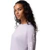 imageColumbia Womens Tidal Tee II Long Sleeve ShirtLavender Pearl HeatherWhite Logo