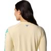 imageColumbia Womens Tidal Tee II Long Sleeve ShirtLemon WashGlaze Green Logo