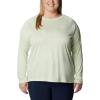 imageColumbia Womens Tidal Tee II Long Sleeve ShirtLight LimeWhite Logo