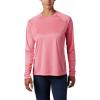 imageColumbia Womens Tidal Tee II Long Sleeve ShirtLollipopWhite Logo