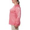 imageColumbia Womens Tidal Tee II Long Sleeve ShirtLycheeWhite Logo