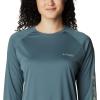 imageColumbia Womens Tidal Tee II Long Sleeve ShirtMetalSafari Logo