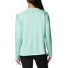 imageColumbia Womens Tidal Tee II Long Sleeve ShirtMint Cay  Tranquil Teal Logo