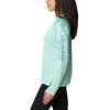 imageColumbia Womens Tidal Tee II Long Sleeve ShirtMint Cay  Tranquil Teal Logo