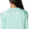 imageColumbia Womens Tidal Tee II Long Sleeve ShirtMint CayTranquil Teal Logo