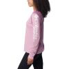 imageColumbia Womens Tidal Tee II Long Sleeve ShirtMinuetTiki Pink Logo