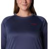 imageColumbia Womens Tidal Tee II Long Sleeve ShirtNocturnalRed Spark Logo