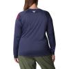 imageColumbia Womens Tidal Tee II Long Sleeve ShirtNocturnalRed Spark Logo