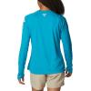 imageColumbia Womens Tidal Tee II Long Sleeve ShirtOcean TealWhite Logo