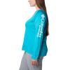 imageColumbia Womens Tidal Tee II Long Sleeve ShirtOcean TealWhite Logo