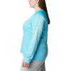 imageColumbia Womens Tidal Tee II Long Sleeve ShirtOpal BlueKey West Logo