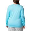 imageColumbia Womens Tidal Tee II Long Sleeve ShirtOpal BlueKey West Logo