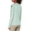 imageColumbia Womens Tidal Tee II Long Sleeve ShirtOrange BlastWhite Logo