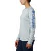 imageColumbia Womens Tidal Tee II Long Sleeve ShirtOrange BlastWhite Logo