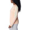 imageColumbia Womens Tidal Tee II Long Sleeve ShirtPeach FizzOcean Mint Logo