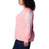 imageColumbia Womens Tidal Tee II Long Sleeve ShirtPink PopRiptide Logo