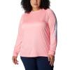 imageColumbia Womens Tidal Tee II Long Sleeve ShirtPink PopRiptide Logo
