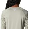 imageColumbia Womens Tidal Tee II Long Sleeve ShirtSafariLight Lime Logo