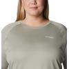 imageColumbia Womens Tidal Tee II Long Sleeve ShirtSafariLight Lime Logo