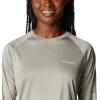 imageColumbia Womens Tidal Tee II Long Sleeve ShirtSea WaveWhite Logo