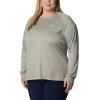 imageColumbia Womens Tidal Tee II Long Sleeve ShirtSea WaveWhite Logo