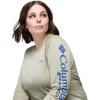 imageColumbia Womens Tidal Tee II Long Sleeve ShirtSmokey SageCarbon Logo