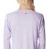 imageColumbia Womens Tidal Tee II Long Sleeve ShirtSoft VioletWhite Logo