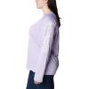 imageColumbia Womens Tidal Tee II Long Sleeve ShirtSoft VioletWhite Logo