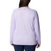 imageColumbia Womens Tidal Tee II Long Sleeve ShirtSoft VioletWhite Logo