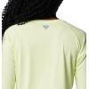 imageColumbia Womens Tidal Tee II Long Sleeve ShirtSpring YellowSmokey Sage Logo