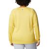 imageColumbia Womens Tidal Tee II Long Sleeve ShirtSun GlowWhite Logo