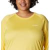imageColumbia Womens Tidal Tee II Long Sleeve ShirtSun GlowWhite Logo