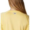 imageColumbia Womens Tidal Tee II Long Sleeve ShirtSweet CornWhite Logo