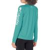 imageColumbia Womens Tidal Tee II Long Sleeve ShirtTealWhite Logo