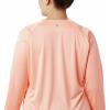 imageColumbia Womens Tidal Tee II Long Sleeve ShirtTiki PinkWhite Logo