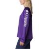 imageColumbia Womens Tidal Tee II Long Sleeve ShirtVivid PurpleWhite Logo