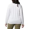 imageColumbia Womens Tidal Tee II Long Sleeve ShirtWhiteCirrus Grey Logo