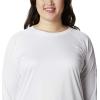 imageColumbia Womens Tidal Tee II Long Sleeve ShirtWhiteCirrus Grey Logo