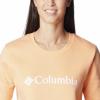imageColumbia Womens Trek Graphic CrewPeachWhite Logo