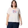 imageColumbia Womens Ruby Springs Graphic Scoop Neck Short SleeveSea SaltBotanical Gem