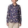 imageColumbia Womens Silver Ridge Utility Patterned Long Sleeve ShirtNocturnal Tiger Lilies