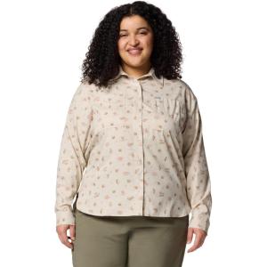 imageColumbia Womens Silver Ridge Utility Patterned Long Sleeve ShirtDark Stone Deserted