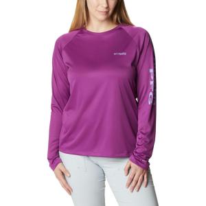 imageColumbia Womens Tidal Tee II Long Sleeve ShirtBerry JamFairytale Logo